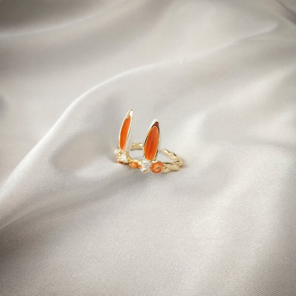 Bunny Ears Animal Lovers Ring